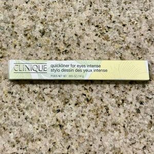 Clinique Quickliner For Eyes Intense 09 Intense Ebony Mini Size NIB 1
